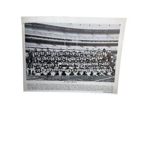 1971 New York Jets Team Photo Page Vintage NFL Official Program Issue